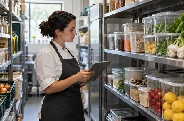 Проверка продуктов на складе ресторана